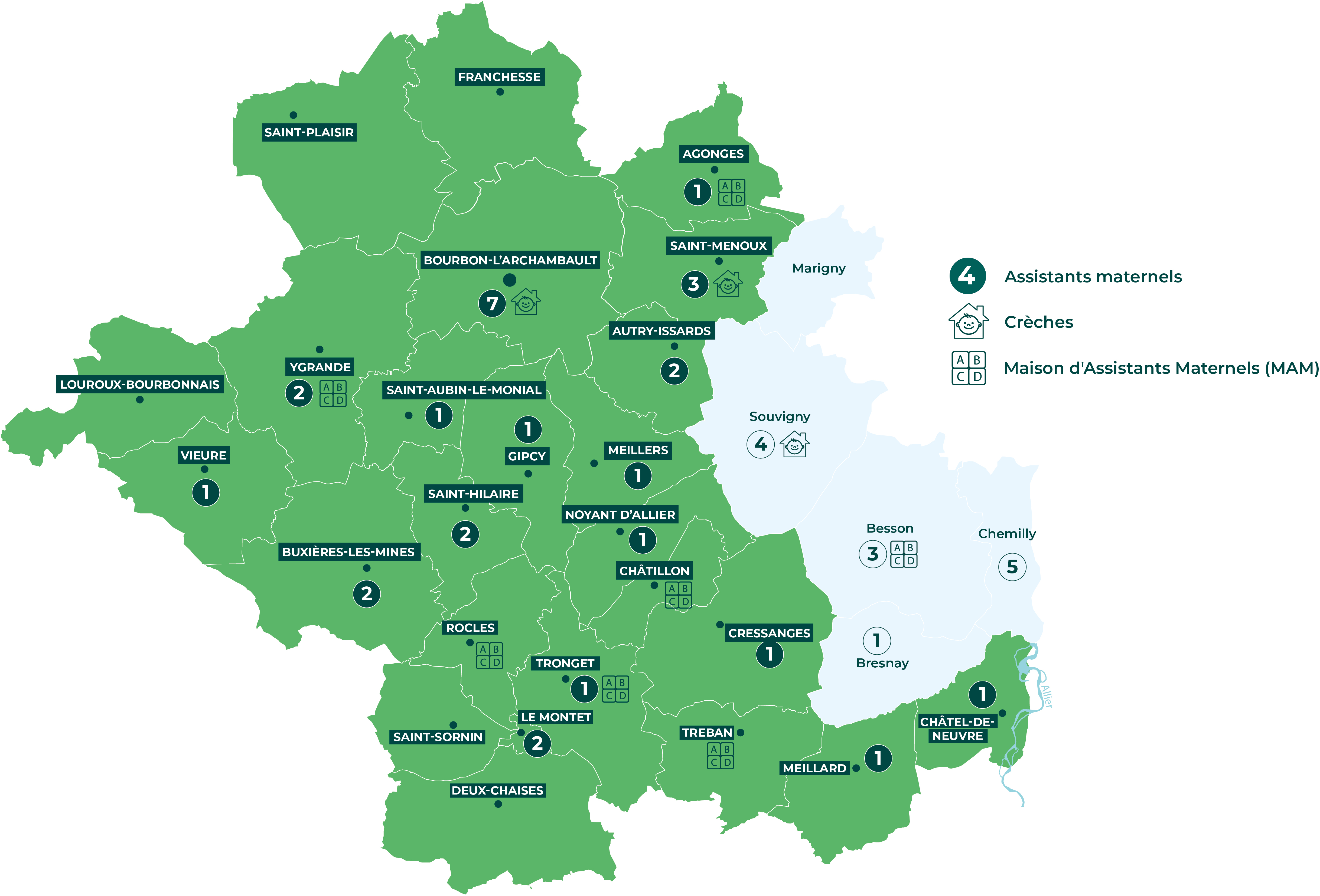 Cartes des pros de la Petite Enfance