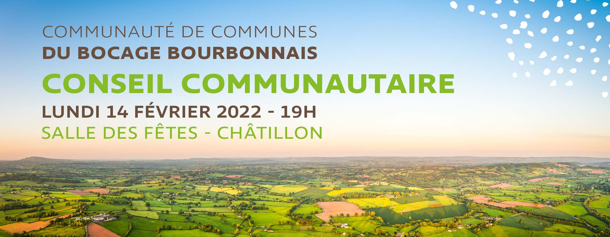 Prochain Conseil Communautaire : lundi 14 février à Châtillon